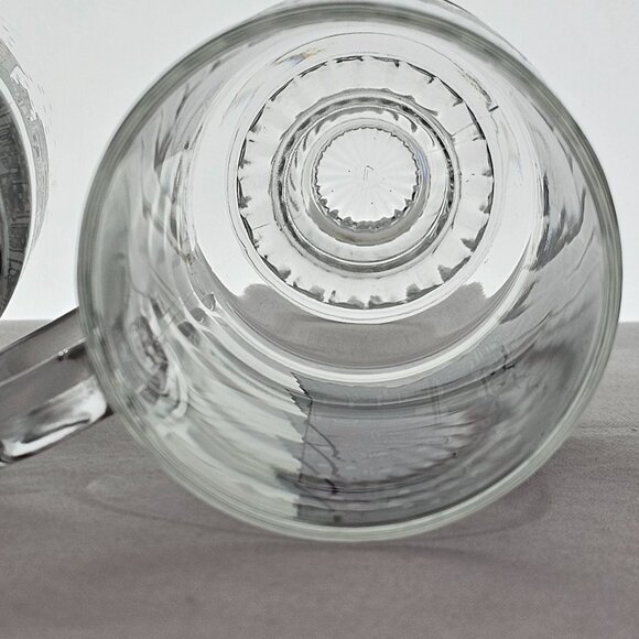 Christmas Village Hot Toddy Mug by Arcoroc 5.5in set-2 townhouses footed cup - Picture 6 of 10